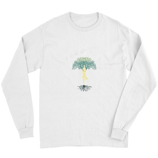 Namaste Yoga TREE OF LIFE Yoga Chakra Astrology Yggdrasil Celtic Knot 7 Meditation Long Sleeves