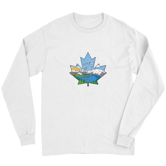 Banff Alberta Canada National Park vintages Landscape Long Sleeves