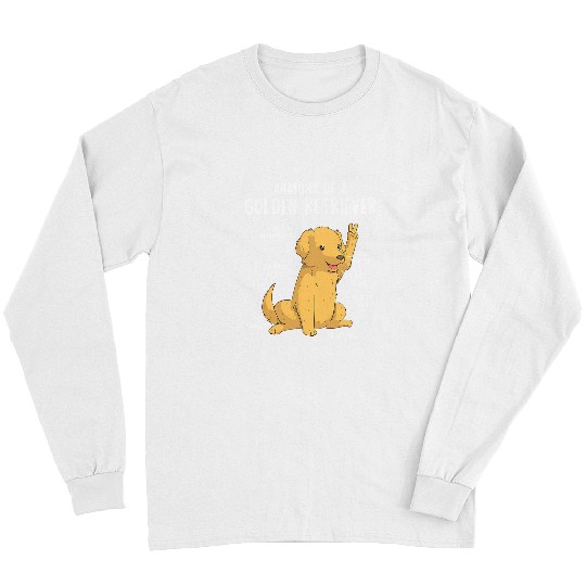 Goldie Anatomy of A Golden Retriever Dog Owner Puppy Funny Cute 412 Golden Retriever Dog Long Sleeves