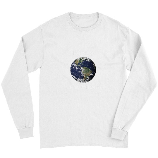 Flat earth New Theory or relativity Photo or painting Long Sleeves
