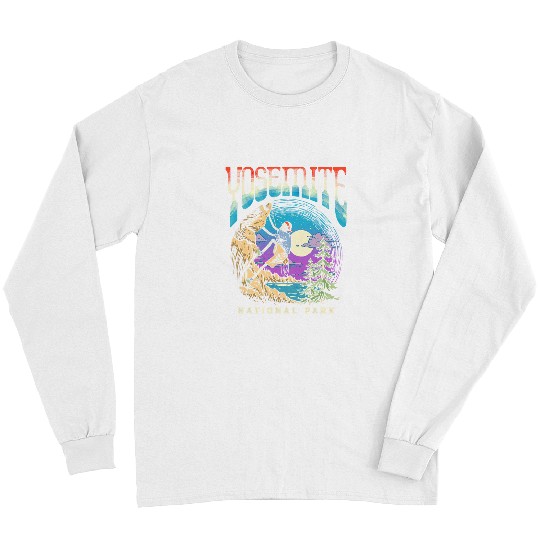 Climbing Climber Yosemite National Park Skeletons Rock Climber vintages Climb Long Sleeves