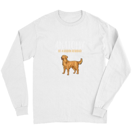 Goldie Anatomy 5 Golden Retriever Dog Long Sleeves