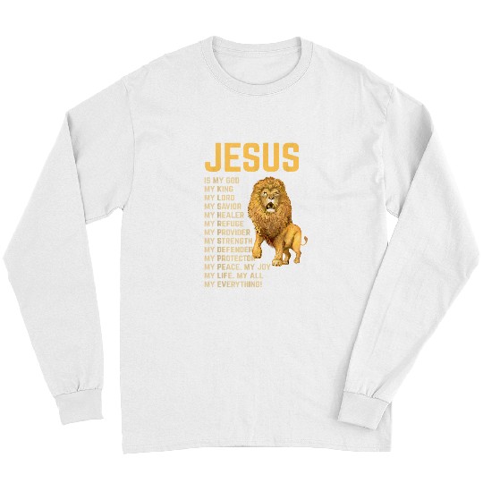 Christian love like jesus tee godly tees jesus facts tee jesus is king Christ Long Sleeves