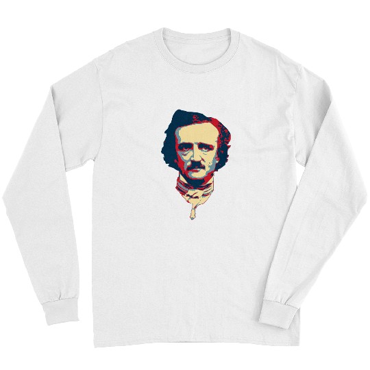 Edgar Allan Poe Pop Art Long Sleeves