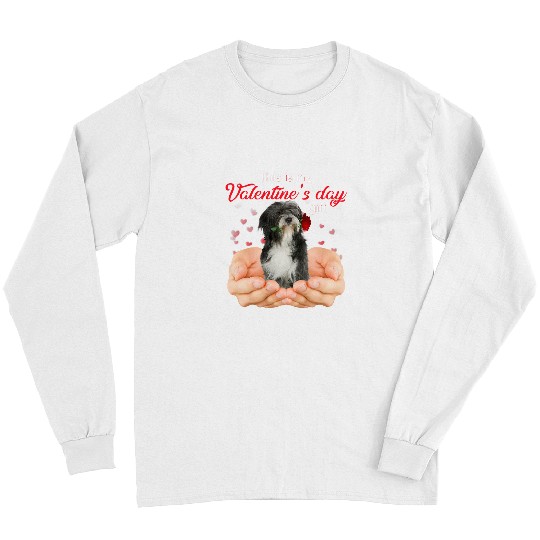 Cute Tibetan Terrier This Is My Valentines Day Pajama Long Sleeves
