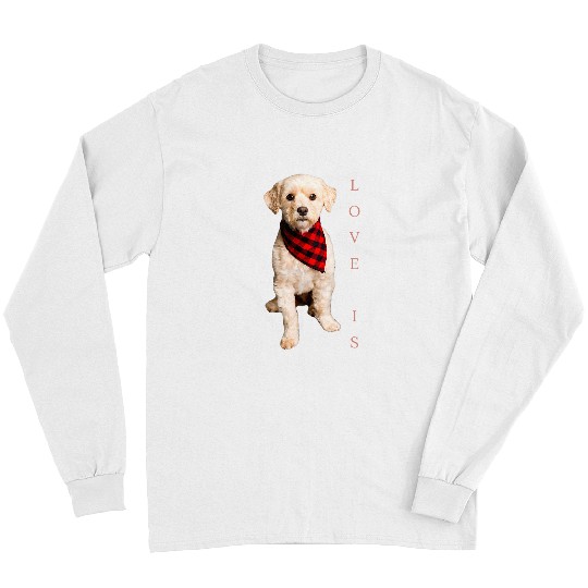 Dog Havanese Women Men Havanese Dog Mom Dad Love Puppy Pet 2 Long Sleeves