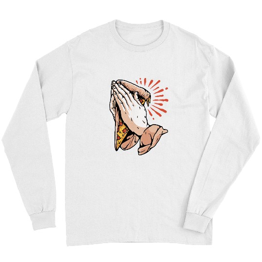 Christian Jesus Pizza Funny Christian and Faith Religious Christ Long Sleeves