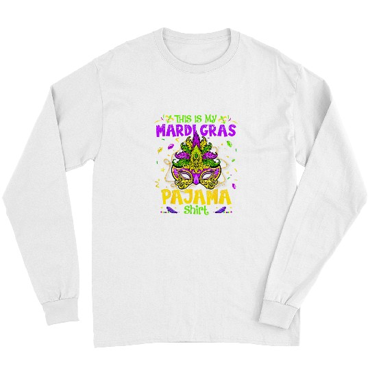 This Is My Mardi Gras Pajama Men Women Party Costume 355 Long Sleeves