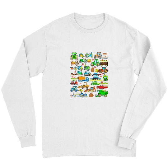 Tractor driving Kids Tractor Farm Agricultural Vehicles Tractors Toddler Boy Long Sleeves