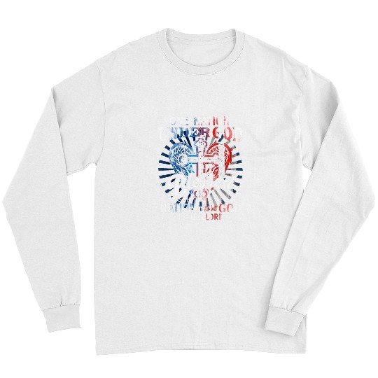 Christian One Nation Under God One Nation Under God Jesus Flag 29 Christ Long Sleeves