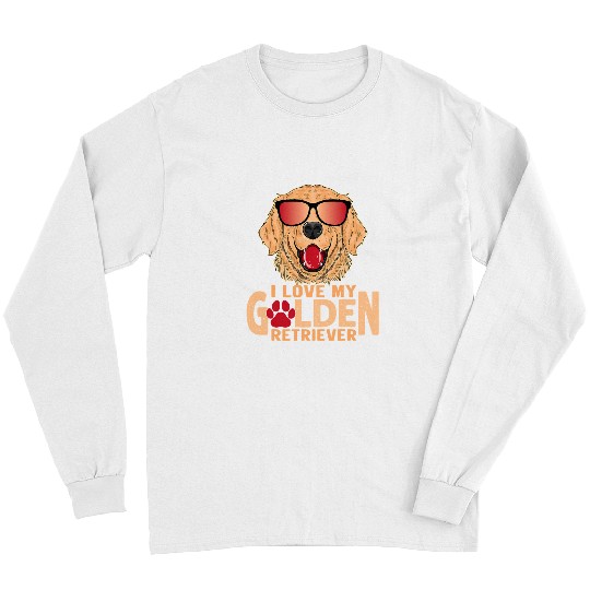 Goldie peace on earth golden retriever i love my golden retriever 23 Golden Retriever Dog Long Sleeves