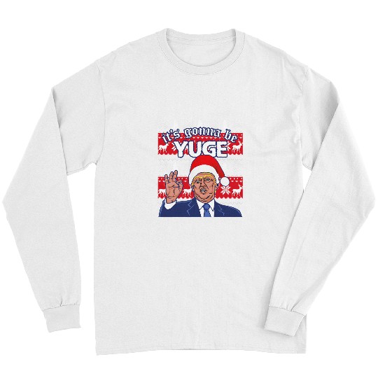 Make Christmas Great Again Trump Ugly Christmas Xmas Long Sleeves