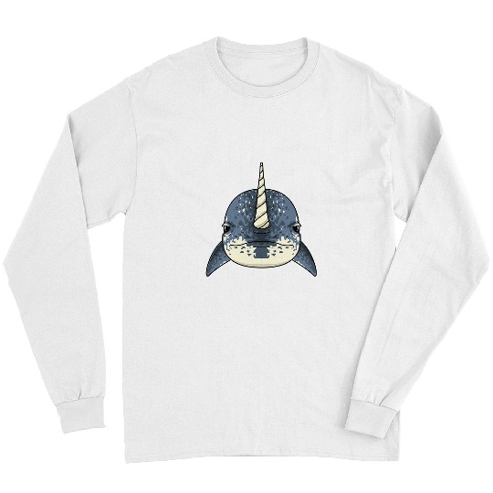 Narwhal Lover Animal HeadCute Narwhal Lover Women Men 349 Long Sleeves