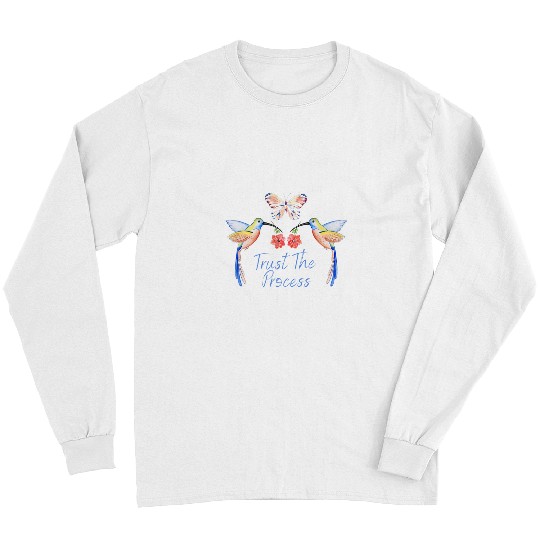 Hummingbirds and butterflies Long Sleeves