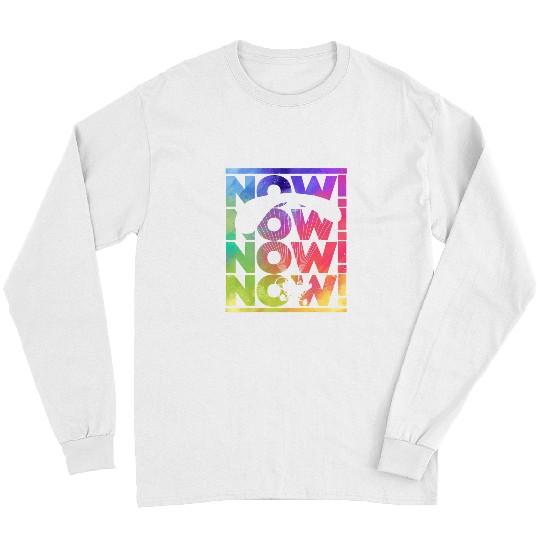 Skydiving Gift Jump Now Colorful Paramotor And Paragliding Long Sleeves