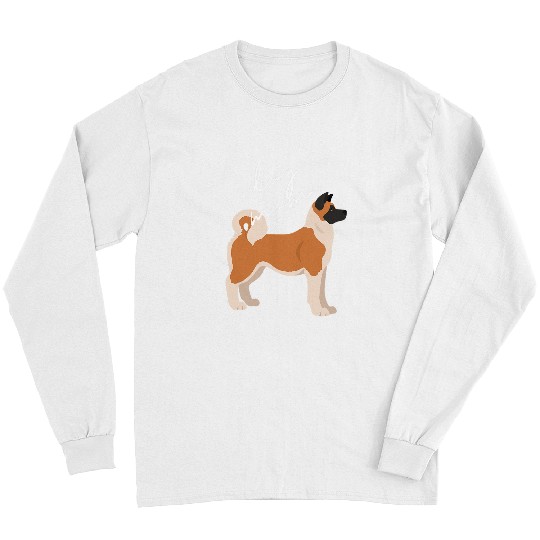 Dog Akita American Akita Dog Mom Woman Long Sleeves