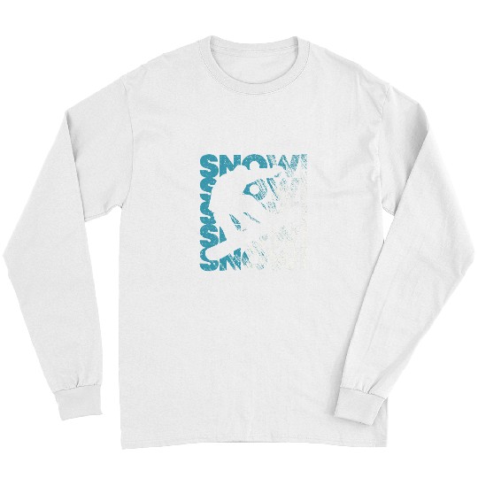 Skiing Ski New Snowboarding Season Grunge Snowboarder Long Sleeves