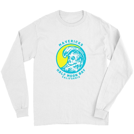 Surf Life Mavericks Half Moon Bay Surfing Long Sleeves