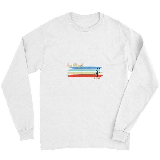 Surf Life Sao Miguel Azores Surfing Beach Long Sleeves