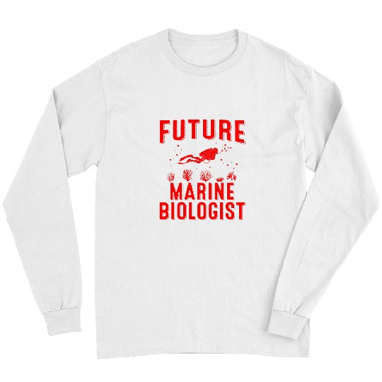 Funny Future Marine Biologist Gift Kids Cool Biology Student 6 Long Sleeves