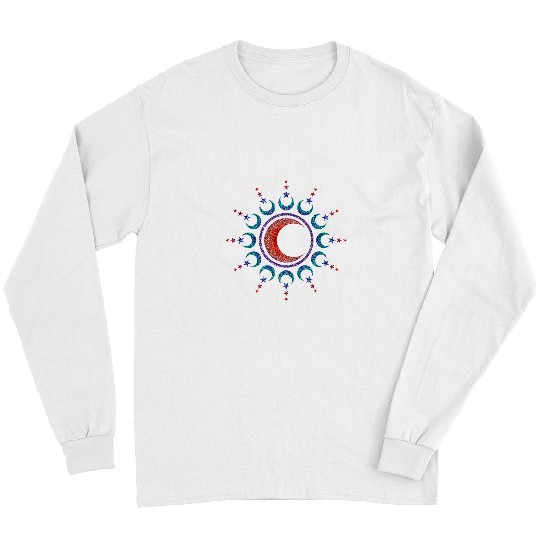 Namaste Yoga Sun Moon Mandala Yoga Spirituality Meditation Magic Wicca Meditation Long Sleeves