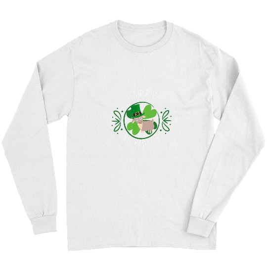 Goats Lover Funny St Patricks Day Goats Farmer Irish 2 Long Sleeves