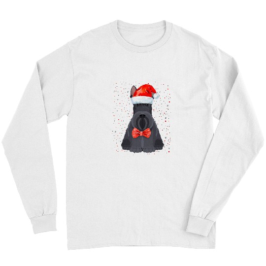 Dog Scottish Terrier Christmas Idea For Women xmass Scottie Dog 56 Long Sleeves