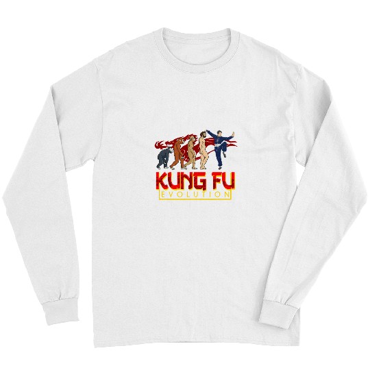 Funny Human Kung Fu Evolution 713 Long Sleeves