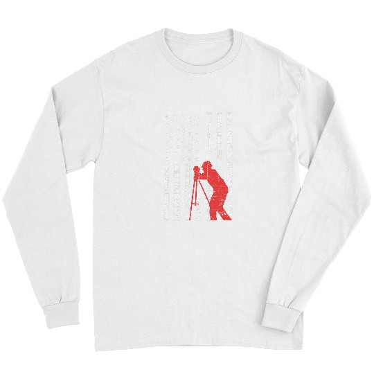 Land Surveying Cartographer Land Examiner Land Surveyor Long Sleeves