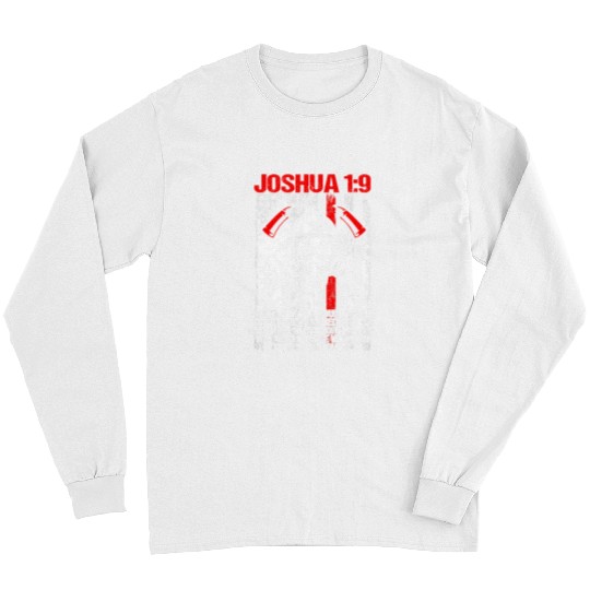 Fireman Firefighter Thin Red Line Firefighter Bible Verse Joshua 19 42 Firemen Long Sleeves