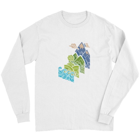 How to Build a Landscape Blue Classic Long Sleeves