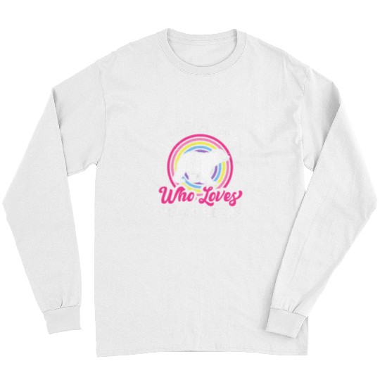 Funny Bear Just A Girl Who Loves Polar Bears Polar Bear Lover Kids Cute Bears Long Sleeves