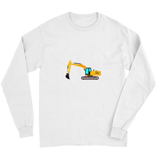 Excavator Construction Vehicle Long Sleeves