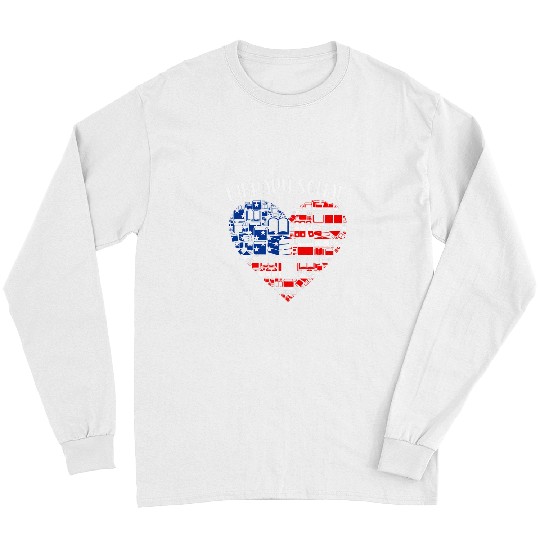 Reading Book Library Squad Librarian Reading Book Lover Happy 4th Of July Reader Long Sleeves