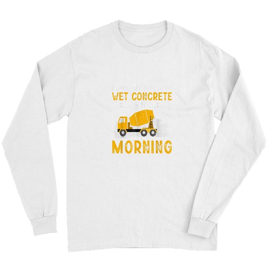 Cement Mixer Construction Worker Construction Site 1 Long Sleeves