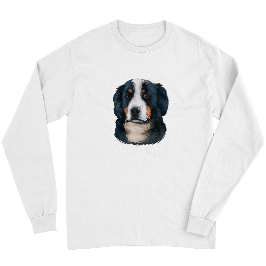 Bernedoodle Dog Graphic Long Sleeves