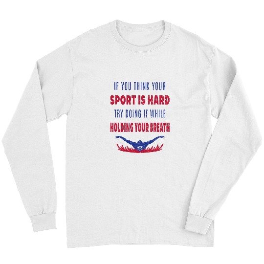 Swimming Pool Try Doing It While Holding Your Breath Swim Swimmer Long Sleeves