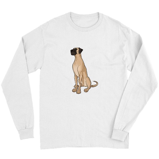 Dog Great Dane Owner Kawaii Dog Lover Cute Dog Long Sleeves