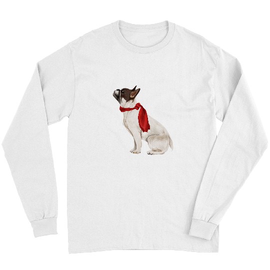 Cute Funny French Bulldog For dog lover Christmas pajama Long Sleeves