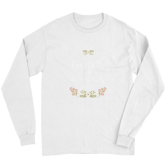 Funny I Am Fearfully And Wonderfully Made Gift Bible Quote Long Sleeves