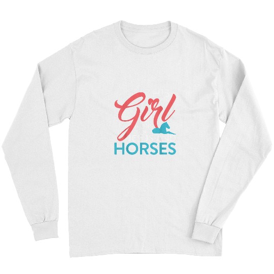 Christian This Girl Runs On Jesus And Horses Horse Rider Horses Christ Long Sleeves