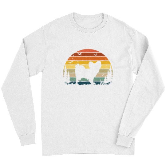 Chion vintages Retro Mom Dad Dog Long Sleeves