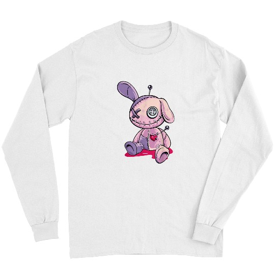 Pastel Goth Creepy Voodoo Doll Cute Aesthetic Doll For Teens 3 Long Sleeves