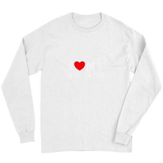 I Love My Daughter With Down Syndromes Awareness Long Sleeves