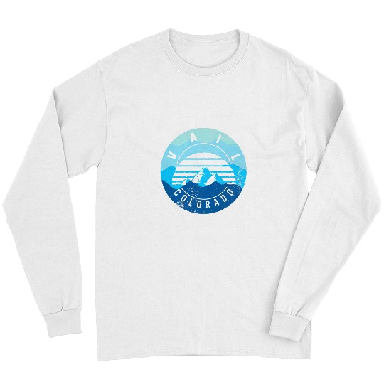 Skiing Ski Vail Colorado Skiing Snowboarding Winter Ski Park Mountain 1 Long Sleeves