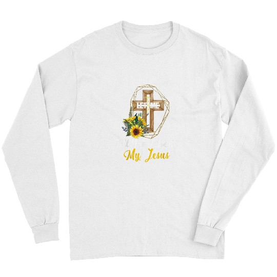 Christian Let Me Tell You About My Jesus Leopard Sunflower Christian Christ Long Sleeves