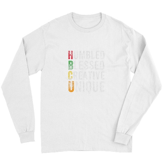 HBCU Humbled Blessed Creative uniques Black College 1 Long Sleeves