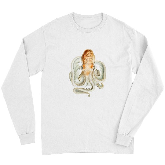 Octopuss Lover Creature Under the Sea Ocean Animal Marine Biologist Long Sleeves