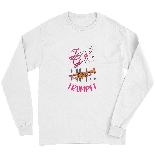 Trumpet Lover Girl Trumpeter Trumpet Player 2 Long Sleeves