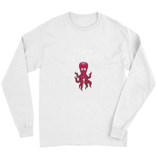Octopuss Lover Cool Octopuss For Men Dad Sea Life Ocean Biology Cephalopod1 Long Sleeves